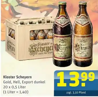 Getränke Arena Kloster Scheyern 20x0,5L Angebot