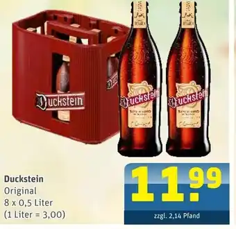 Getränke Arena Duckstein Original 8x0,5L Angebot