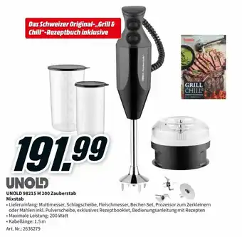 MediaMarkt Unold 98215 M 200 Zauberstab Mixstab Angebot