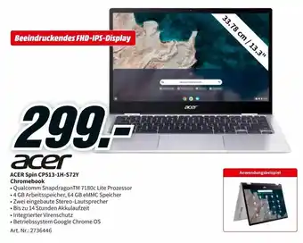 MediaMarkt Acer Spin CP513-1H-S72Y Chromebook Angebot