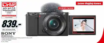 MediaMarkt Sony Alpha ZV-E 10 L Kit Spiegellose Systemkamera Angebot