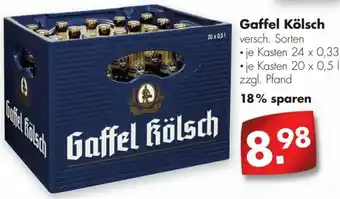 Handelshof Gaffel Kölsch 20x0,5L / 24x0,33L Angebot