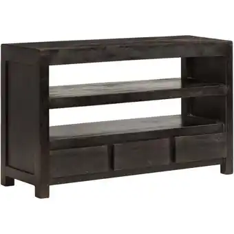 ManoMano TV-Schrank，TV-Möbel Akazienholz Massiv 90x30x55 cm Dunkelbraun vidaXL Angebot