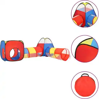 ManoMano Kinder-Spielzelt Kinderzelt Mehrfarbig 190x264x90 cm vidaXL Angebot