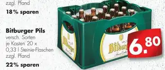 Handelshof Bitburger Pils 20x0,33L Angebot