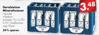 Handelshof Gerolsteiner Mineralwasser 12x0,7/0,75L Angebot