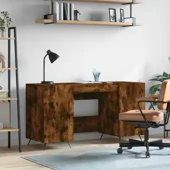 ManoMano Bonnevie - Computertisch,Schreibtisch Räuchereiche 140x50x75 cm Holzwerkstoff vidaXL Angebot