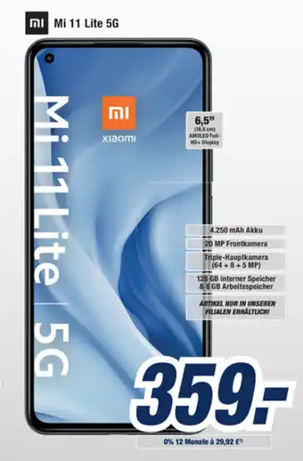 Expert Bening Xiaomi Mi 11 Lite 5G Angebot