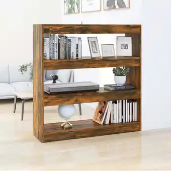 ManoMano Bonnevie - Bücherregal/Raumteiler,Bücherschrank Räuchereiche 100×30×103 cm vidaXL Angebot