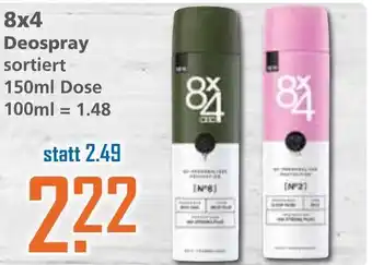 Klaas und Kock 8x4 Deospray 150ml Dose Angebot