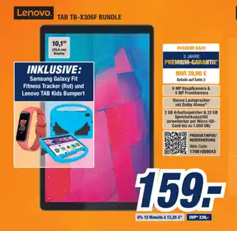 Expert Bening Lenovo Tab TB-X306F Bundle Angebot