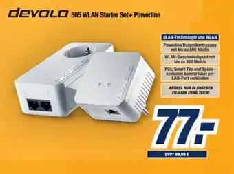 Expert Bening Devolo 505 WLAN Starter Set+Powerline Angebot