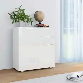 ManoMano Bonnevie - Sideboard,Kommode Hochglanz-Weiß 71x35x80 cm Holzwerkstoff vidaXL Angebot