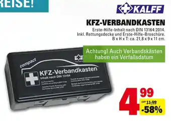 Marktkauf KFZ Verbandkasten Angebot