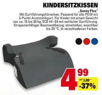 Marktkauf Kindersitzkissen Sunny Plus Angebot