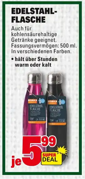 Marktkauf Edelstahlflasche Angebot