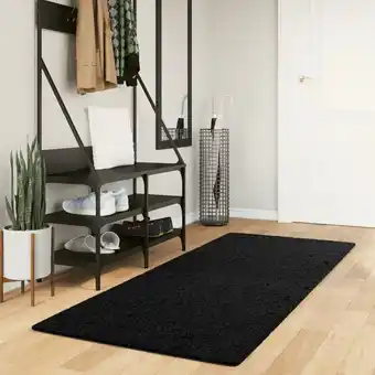 ManoMano Bonnevie - Shaggy-Teppich pamplona Hochflor Modern Schwarz 80x200 cm vidaXL756746 Angebot