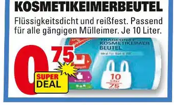 Marktkauf Kosmetikeimerbeutel Angebot