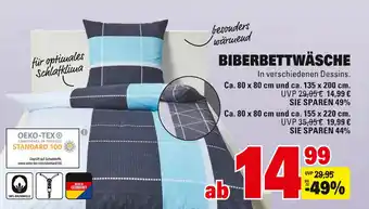 Marktkauf Biberbettwäsche Angebot