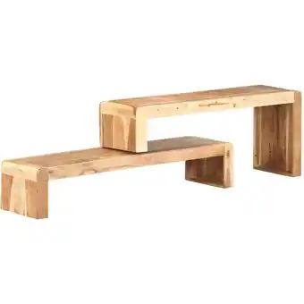 ManoMano Bonnevie - 2-tlg. TV-Schrank TV-Möbel Massivholz Akazie vidaXL Angebot