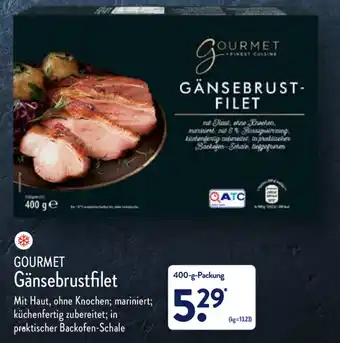 Aldi Nord Gourmet Gänsebrustfilet 400g Angebot