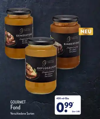 Aldi Nord Gourmet Fond 400ml Angebot