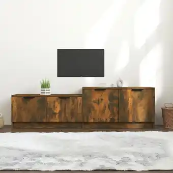 ManoMano Bonnevie - TV-Schrank,TV-Möbel Räuchereiche 158,5x36x45 cm Holzwerkstoff vidaXL Angebot