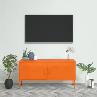 ManoMano TV-Schrank，TV-Möbel Orange 105x35x50 cm Stahl vidaXL Angebot