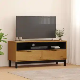 ManoMano Bonnevie - TV-Schrank,TV-Möbel flam 110x40x50 cm Massivholz Kiefer vidaXL Angebot