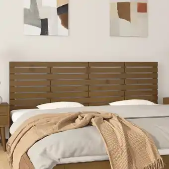 ManoMano Bonnevie - Wand-Kopfteil,Betthaupt Honigbraun 166x3x63 cm Massivholz Kiefer vidaXL Angebot