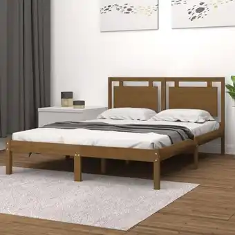 ManoMano Bonnevie - Massivholzbett,Schlafzimmerbett,Doppelbett Honigbraun 120x190 cm vidaXL Angebot