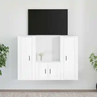 ManoMano Bonnevie - 3-tlg. TV-Schrank-Set,TV-Möbel,TV-Möbel Weiß Holzwerkstoff vidaXL Angebot