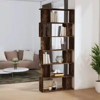 ManoMano Bonnevie - Bücherregal/Raumteiler,Bücherschrank Räuchereiche 80x24x192 cm Holzwerkstoff vidaXL Angebot