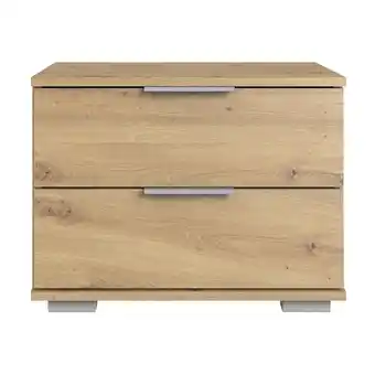 ManoMano Lomadox - Schlafzimmer Nachttisch Nachtschrank in Artisan Eiche Nb. ELSTRA-43, b/h/t ca. 52/40/38 cm - braun Angebot