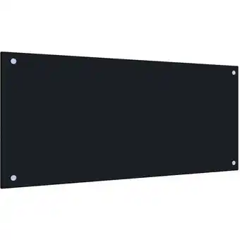 ManoMano Küchenrückwand Schwarz 90x40 cm Hartglas vidaXL789979 Angebot