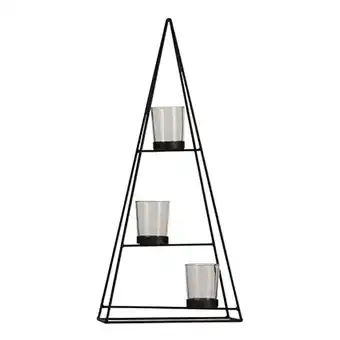 ManoMano E3/83147 Portavelas Navidad Negro 22X9X48Cm Angebot