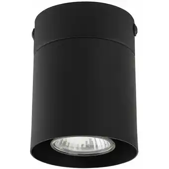 ManoMano Licht-erlebnisse - Deckenspot Schwarz h: 10,5 cm ø 8 cm schmal GU10 Metall Deckenleuchte Wohnzimmer Flur - Schwarz Angebot