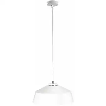 ManoMano 629 Tonty Dome Pendelleuchte Weiß, Silber, 34cm, 1x E27 - Keter Lighting Angebot