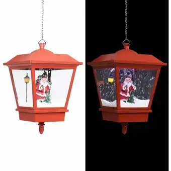 ManoMano Weihnachts-Hängelampe LED-Licht und Weihnachtsmann,Weihnachtsschmuck,Weihnachtsbeleuchtung Rot 27×27×45 CIW80180 Maisonchic Angebot