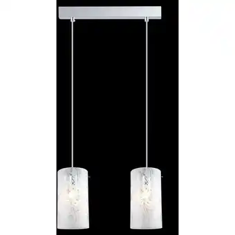 ManoMano Italux - Valve - Moderne hängende Pendelleuchte Chrome 2 Light mit Matt Shade, E27 Angebot