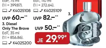 Galeria Diesel Only The Brave EdT, 35 ml Angebot