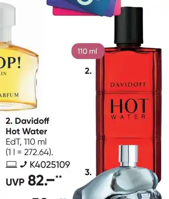 Galeria Davidoff Hot Water EdT, 110 ml Angebot