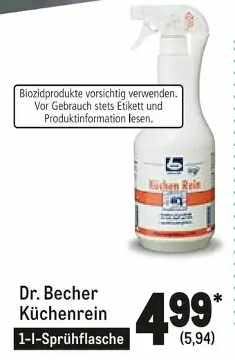 METRO Dr. Becher Küchenrein 1L Angebot