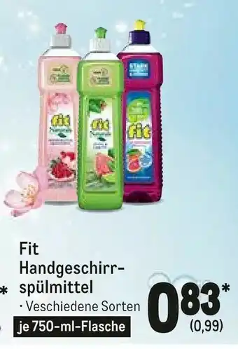 METRO Fit Handgeschirrspülmittel 750ml Angebot