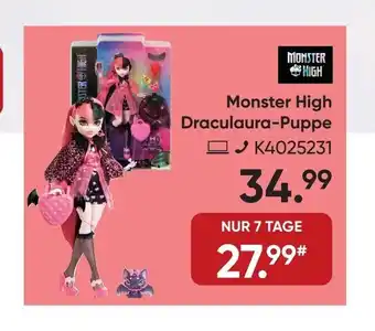 Galeria Monster High Draculaura-Puppe Angebot