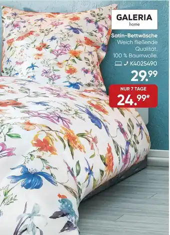 Galeria GALERIA home Satin-Bettwäsche Angebot