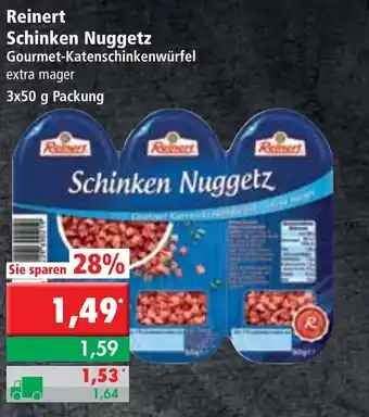 L. STROETMANN GROSSMARKT Reinert Schinken Nuggetz 3x50g Angebot