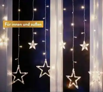 Aldi Nord LED Sternen-Lichtervorhang Angebot