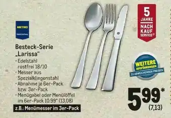 METRO Besteck-serie „larissa” Angebot