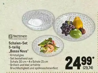 METRO Nachtmann Schalen-set 5 Teilig „bossa Nova'' Angebot